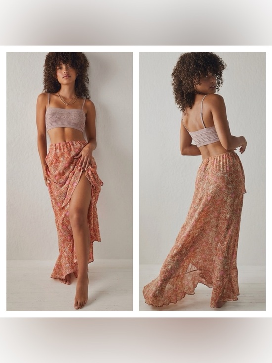 Free People Dresses & Skirts - Free People Romance  Me tiered ruffle maxi skirt